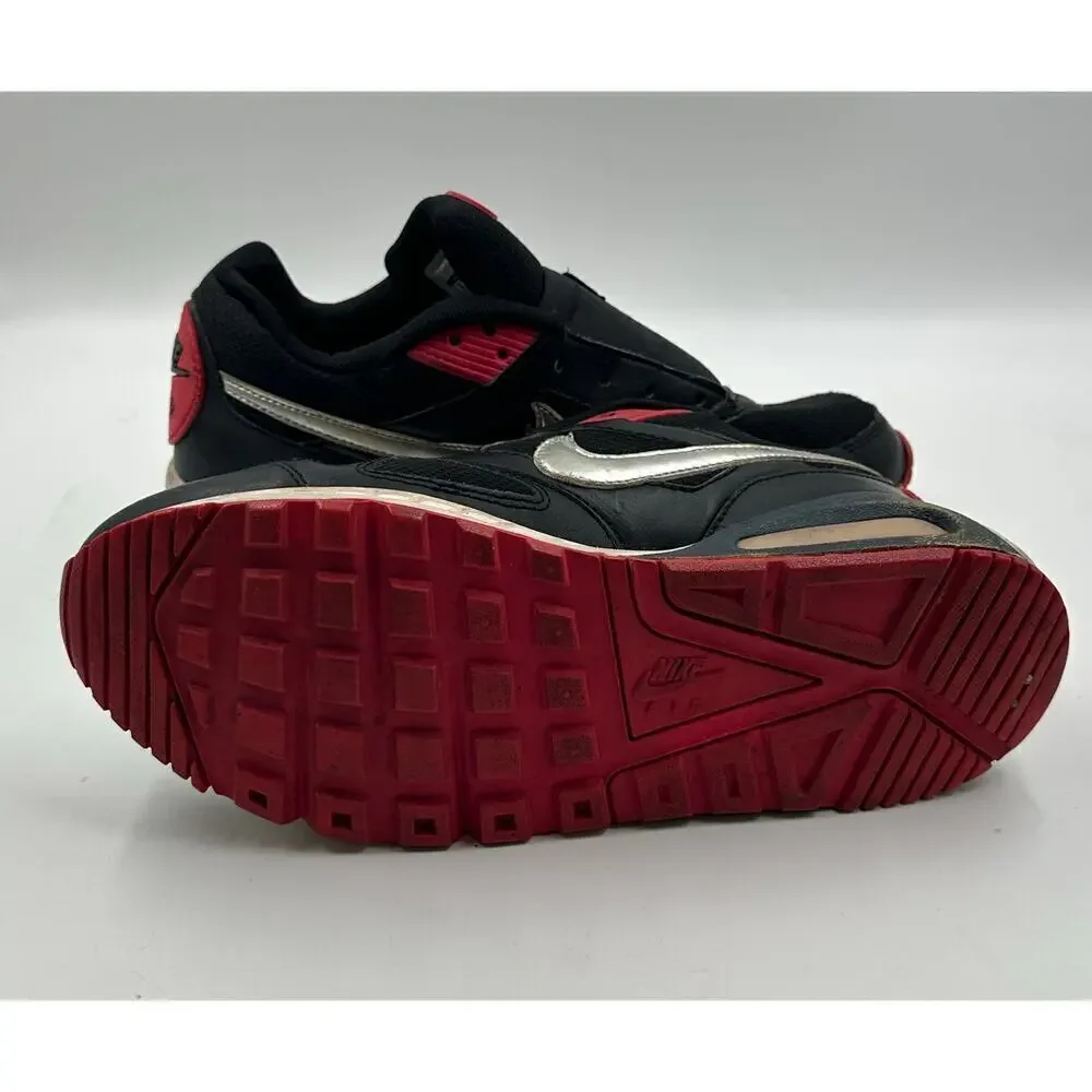 Nike Air Max IVO Lace Up Sneakers Black Pink 580519 002 Womens 8.5